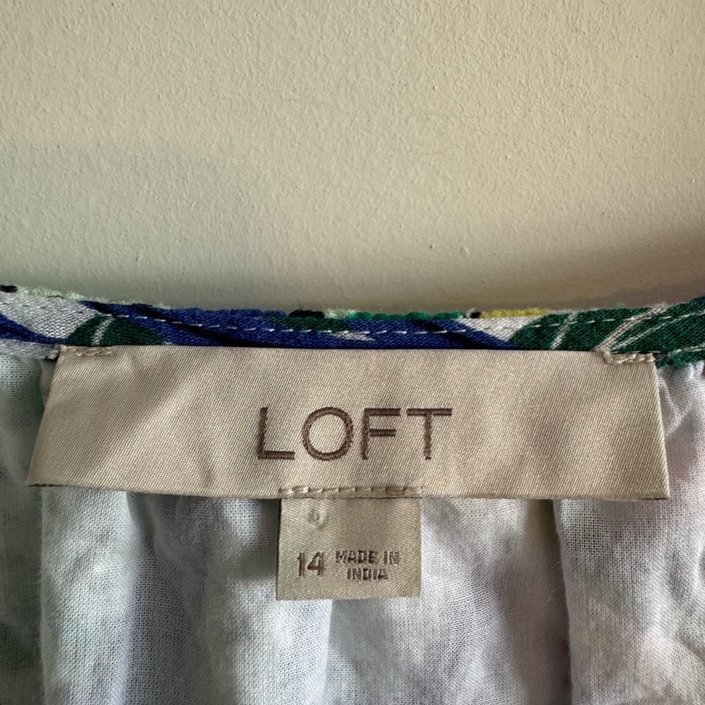 LOFT Multicolor Floral Dress - Picture 4 of 5